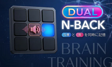 Dual N-back課題（デュアルNバック・ワーキングメモリの本格トレーニング）