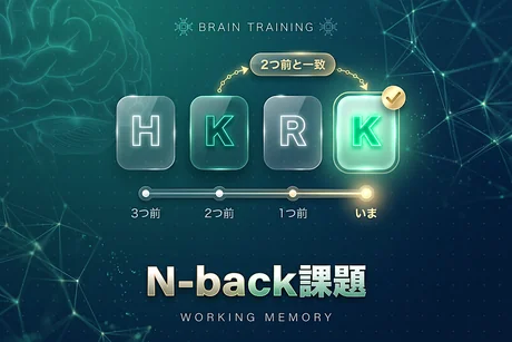 N-back課題（ワーキングメモリのトレーニング）