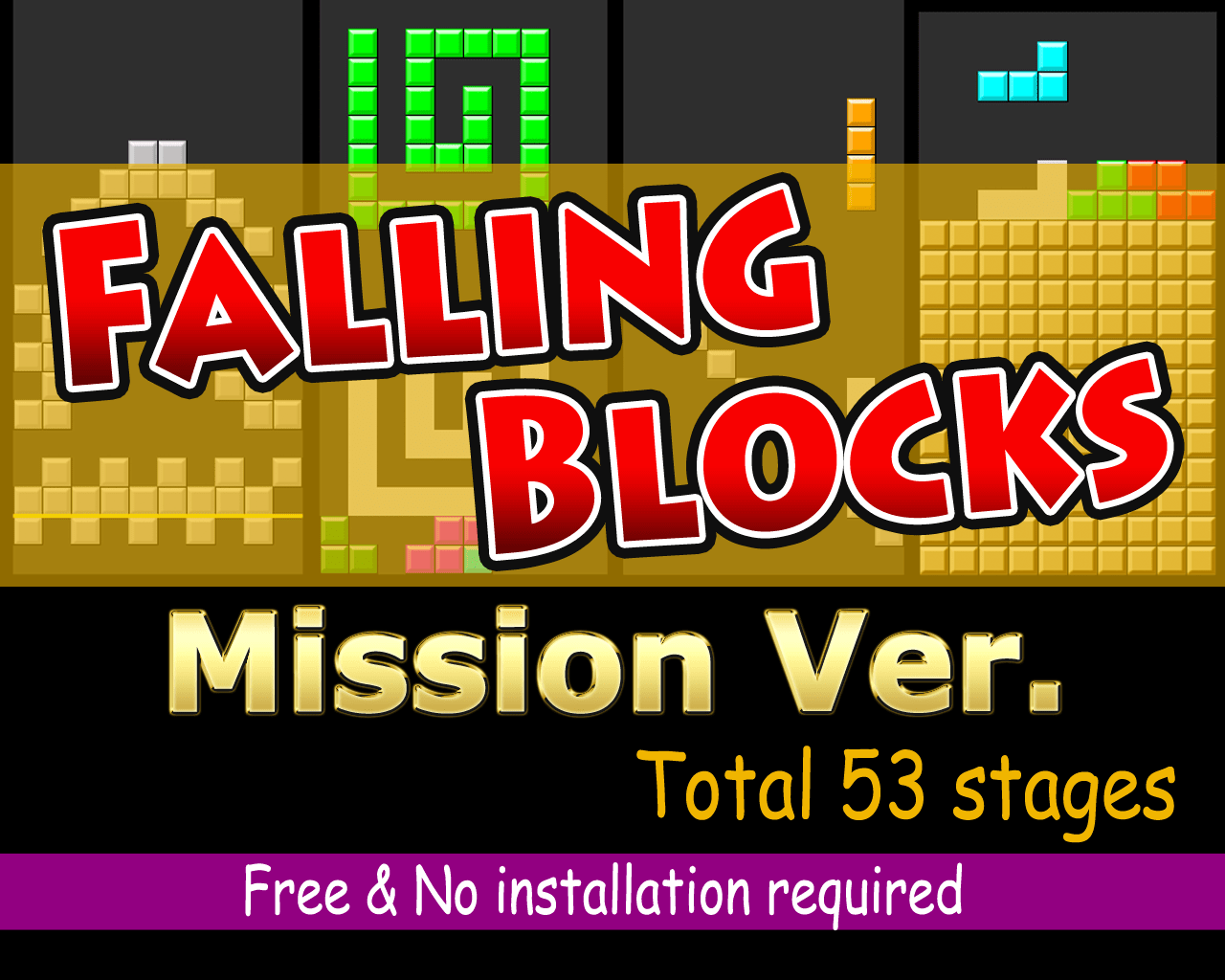 Falling Blocks Mission (Free Game)