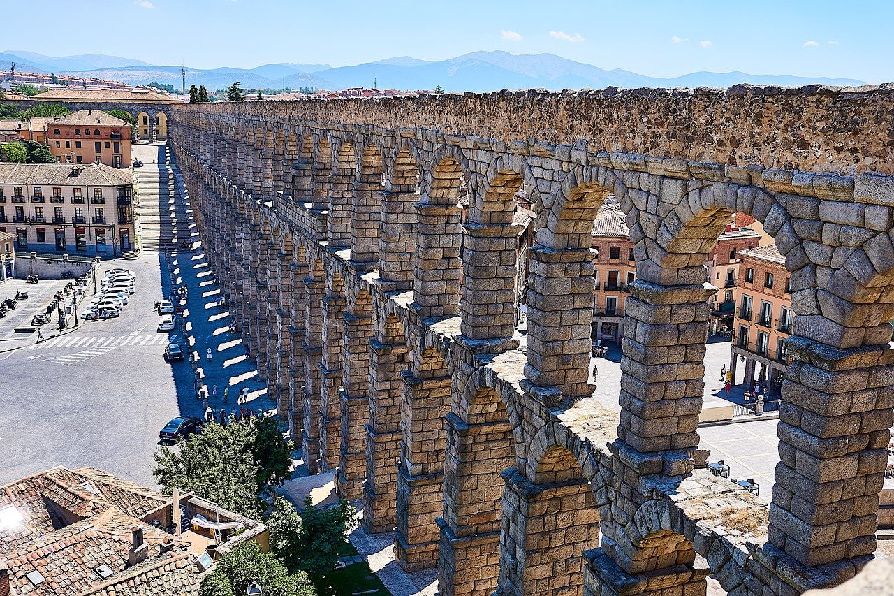 ジグソーパズルのヒント：セゴビア水道橋（スペイン）