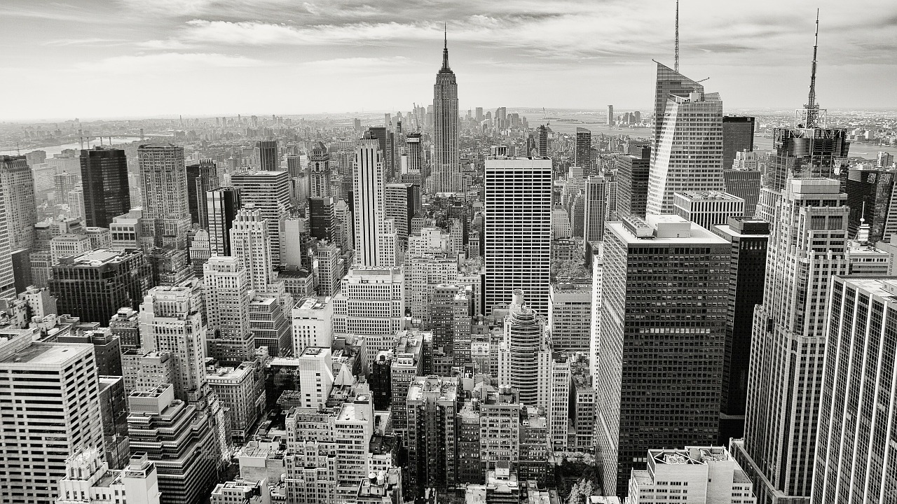 ジグソーパズルのヒント：ニューヨークの高層ビル群