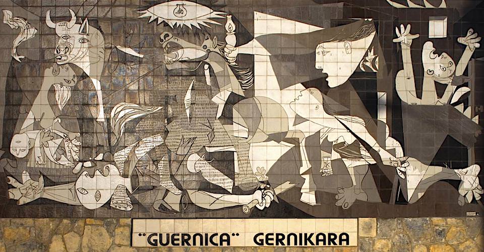 ジグソーパズルのヒント：ゲルニカ（Guernica）by ピカソ