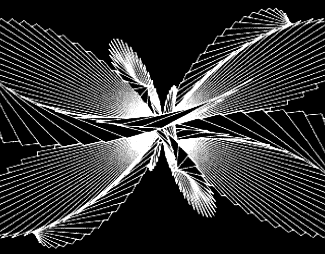 ジグソーパズルのヒント：∞の軌道で回転