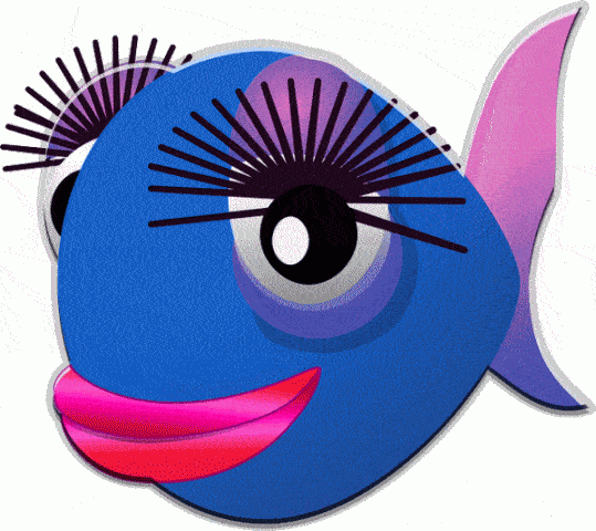 ジグソーパズルのヒント：お目々パッチリな魚
