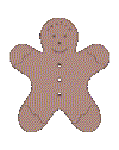 ジグソーパズルのヒント：くるくる回る人形クッキー