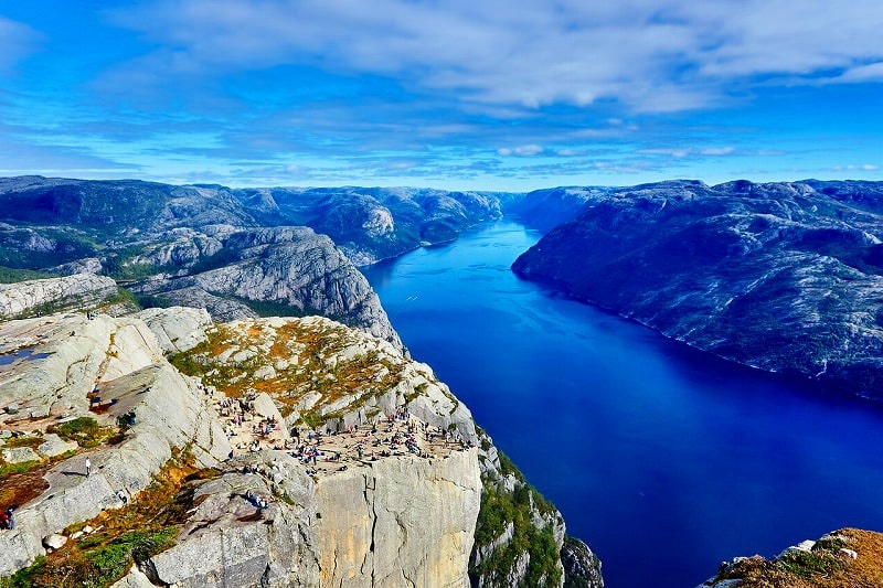 ジグソーパズルのヒント：山河（ノルウェー）