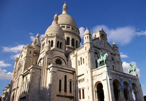 無料ジグソーパズルゲーム「サクレクール寺院（フランス）」
