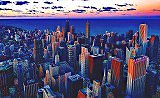無料ジグソーパズルゲーム「シカゴのビル街」