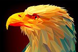 無料ジグソーパズルゲーム「遠くを眺める鷲」