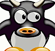 無料ジグソーパズルゲーム「迫ってくる牛」