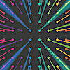 無料ジグソーパズルゲーム「七色の光を放つライト」