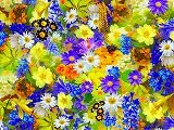 花のジグソーパズル