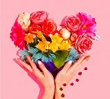 花のジグソーパズル