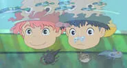 ジブリ「崖の上のポニョ」のジグソーパズルゲーム（無料）