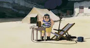 ジブリ「紅の豚」のジグソーパズルゲーム（無料）