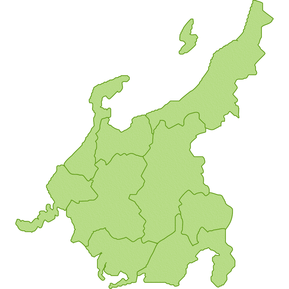 中部地方の都道府県