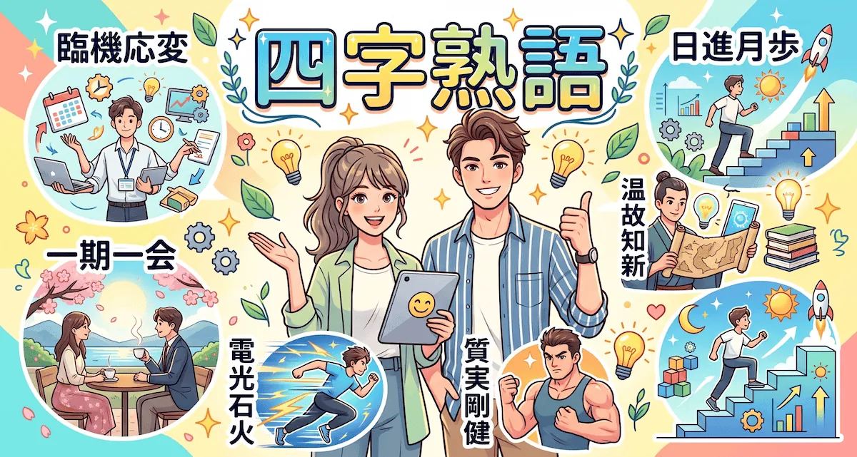 四字熟語まとめ（意味と読み方の一覧）