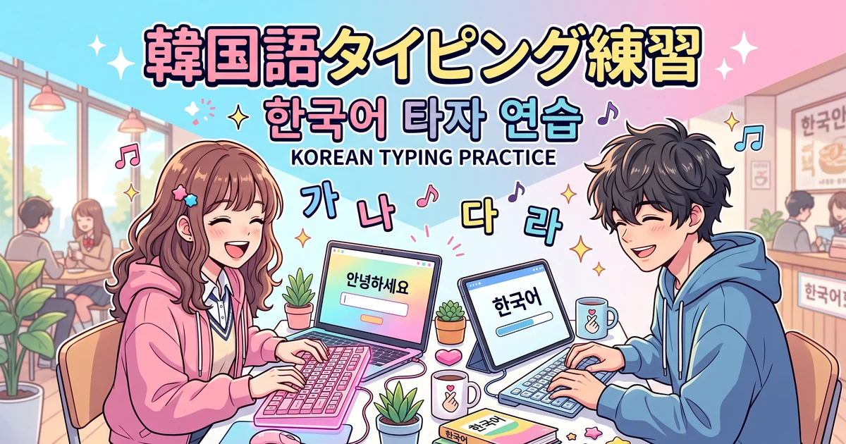 ハングル タイピング「子音のキー」