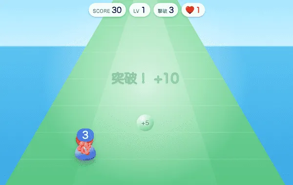 計算スライム対戦(カウントマスターズに似ているゲーム)